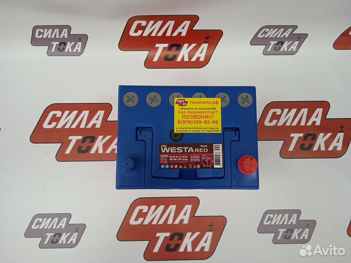 Аккумулятор Westa RED 65 для Toyota Corolla