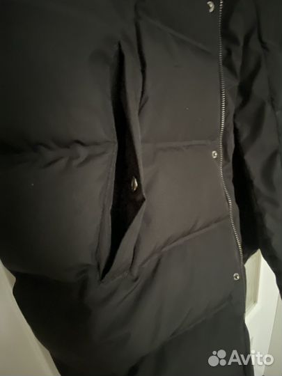 Пуховик пальто зимний натуральный