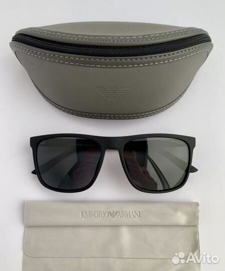 Emporio armani очки черные поляризационные