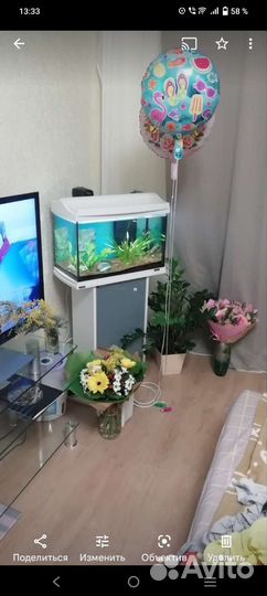 Тумба под аквариум и аквариум