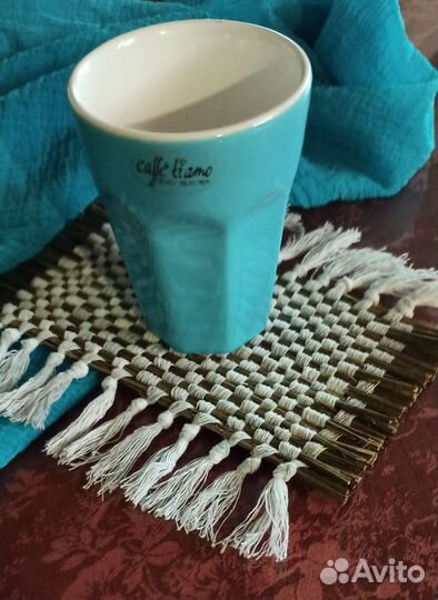 Ароматница с лавандой и коврик из веточек лаванды