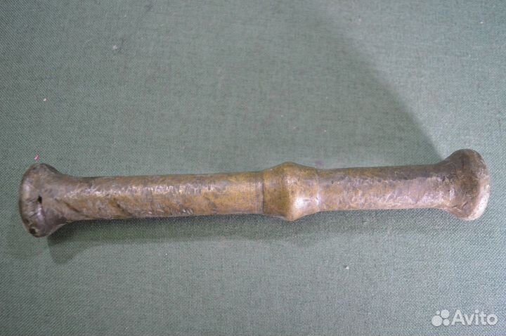 Пестик для ступы старинный. Латунь. Царская Россия