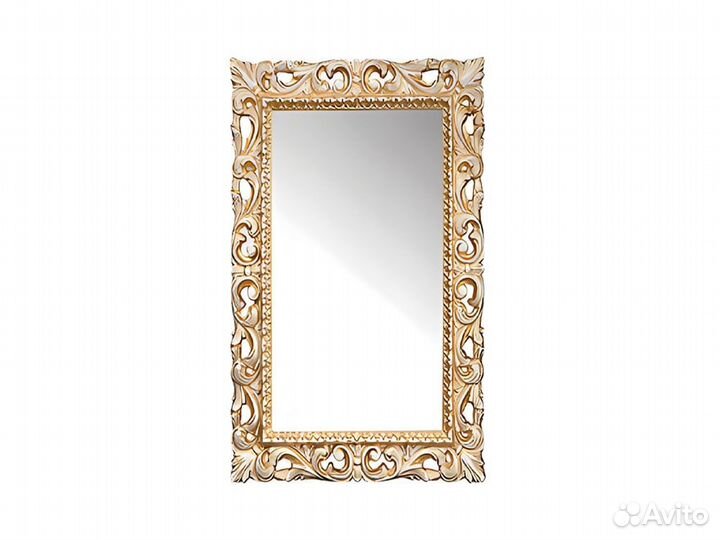 Зеркало настенное багира 1, Белое золото