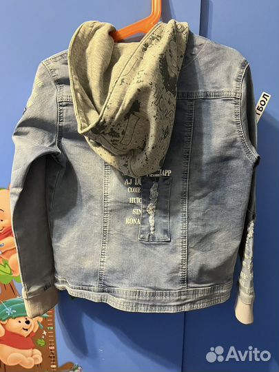 Джинсовая куртка детская