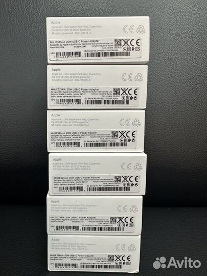 Адаптер питания Apple 20W Tupe-C.Новые.Оригинал