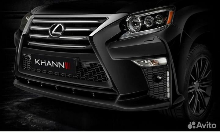 Накладка противотуманки Lexus GX460 Khann