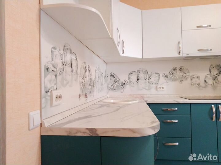 Кухонный гарнитур. Угловая кухня глянец ксп:24497