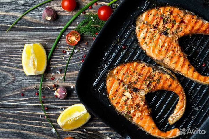 Стейки сёмги