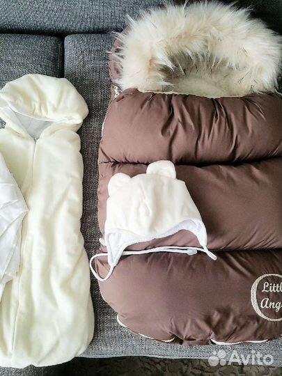 Конверт на выписку зимний овчина