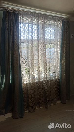 Комплект шторы тюль + гардины