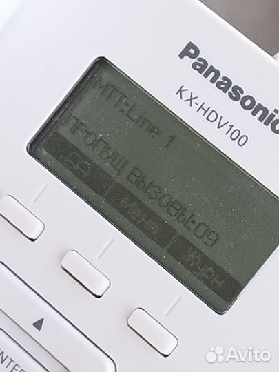 Sip телефон Panasonic kx-hdv100