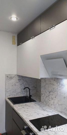 Прямая кухня по индивидуальному проекту