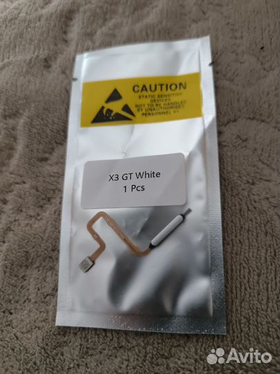 Шлейф отпечатка poco x3 GT