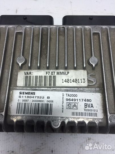 Эбу двс ew10 пежо/ ситроен 2.0 л