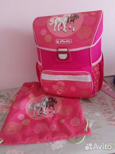 Ранец herlitz и сумка для обуви