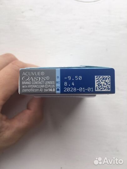 Линзы acuvue oasys -9,5