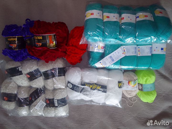 Пряжа для вязания пакетом