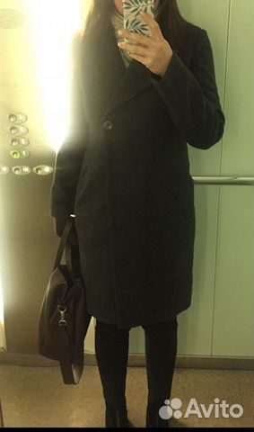 Пальто женское осень весна демисезонное шерсть