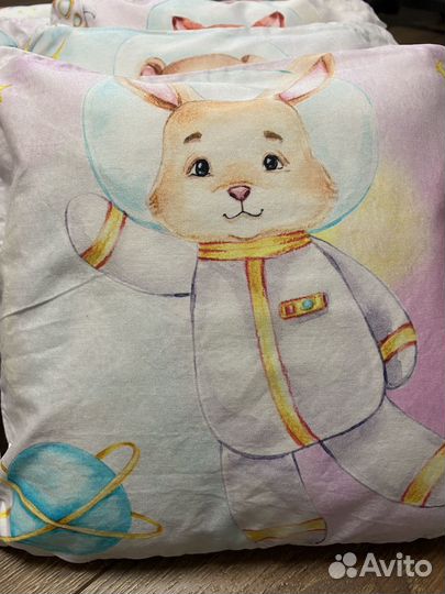 Бортики подушечки в кроватку