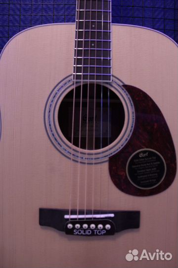 Cort earth100 NS гитара акустическая из массива