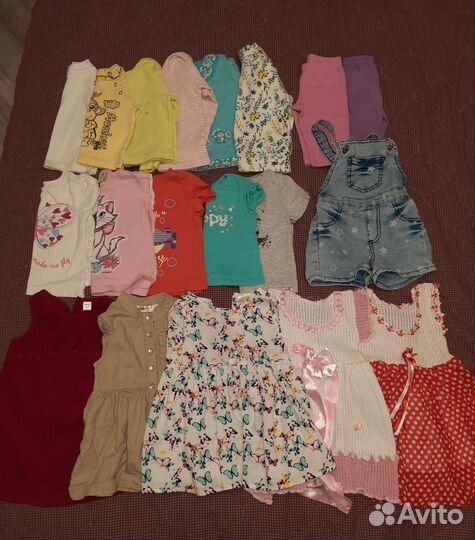 Детские вещи пакетом для девочки 12-24м