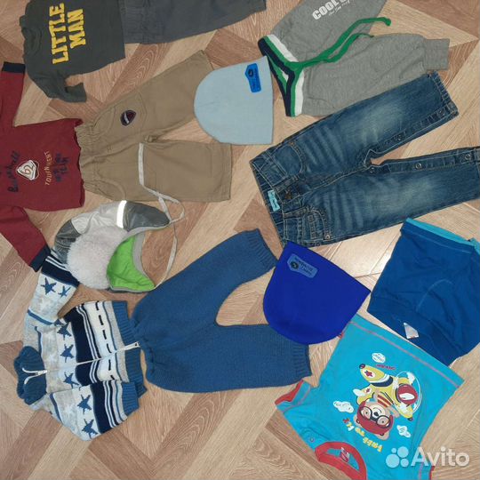 Пакет вещей с рождения до 3-4месяцев на мальчика