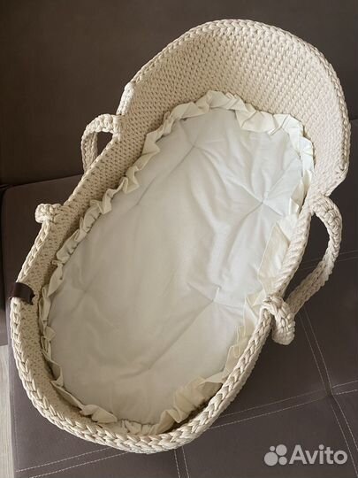 Люлька переноска вязаная