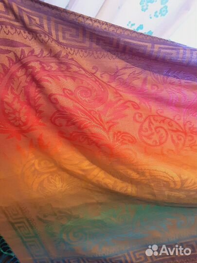 Разноцветный палантин шарф