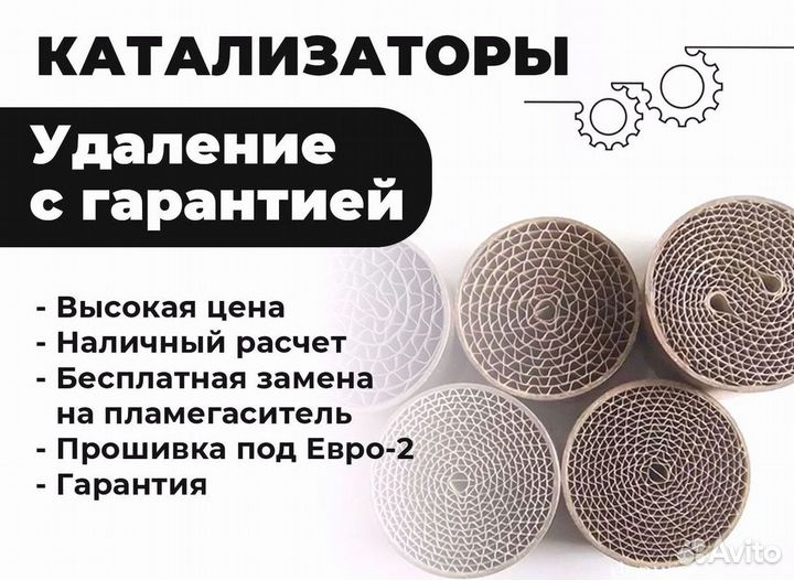Удаление катализатора бесплатно/ чип тюнинг евро 2