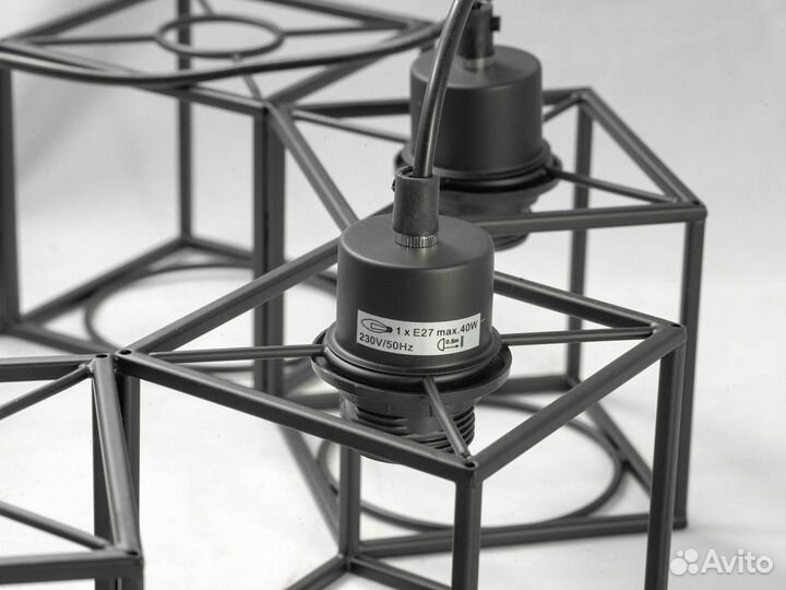 Люстра подвесная металл лофт