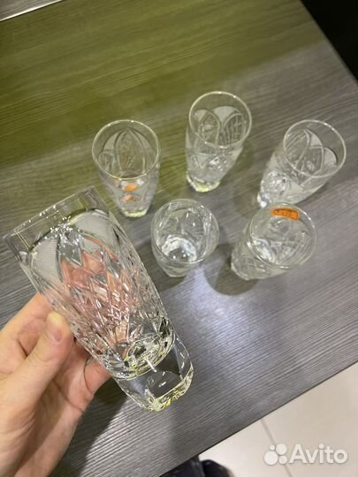 Хрустальные бокалы СССР