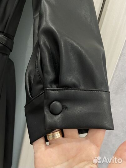 Платье reserved кожаное