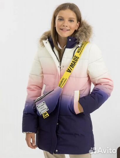 Парка зимняя для девочки р-р 152