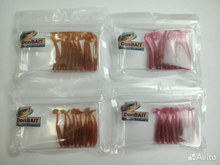 Набор силиконовых приманок для микроджига