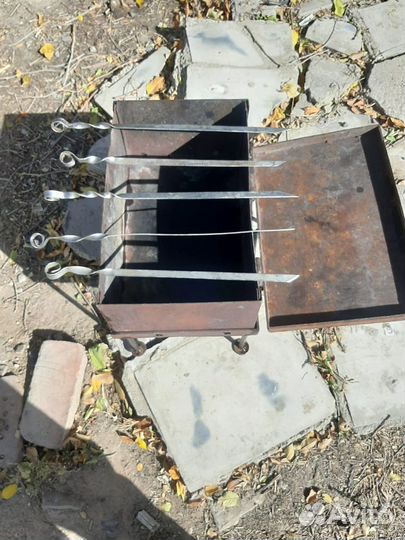 Мангал разборный металлический