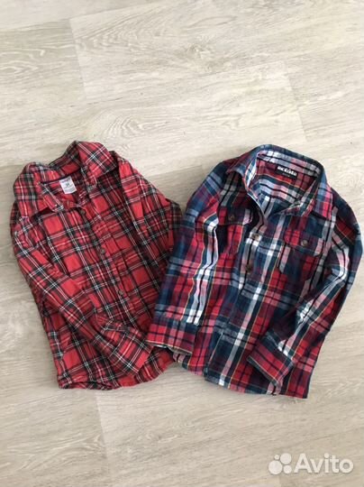 Рубашка в клетку на мальчика