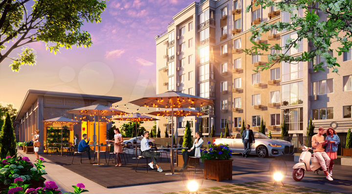 1-к. квартира, 40,4 м², 2/8 эт.