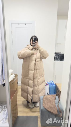 Пуховик женский oversize