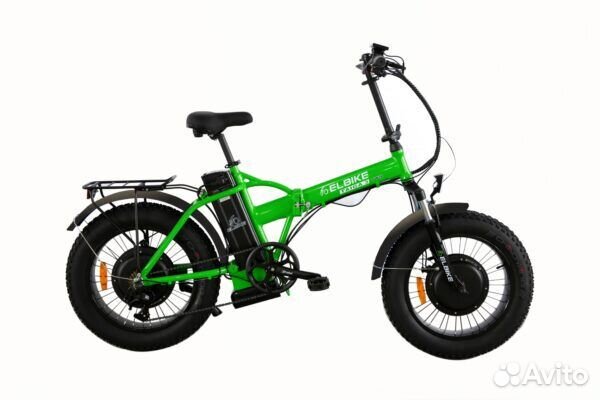 Электровелосипед Elbike Taiga 3 Twix зеленый