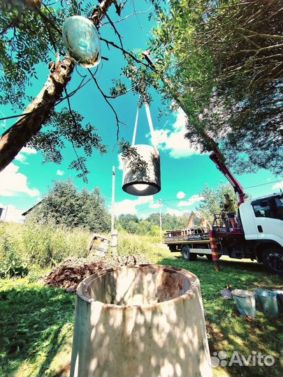 Колодец питьевой. Септик из колец под ключ