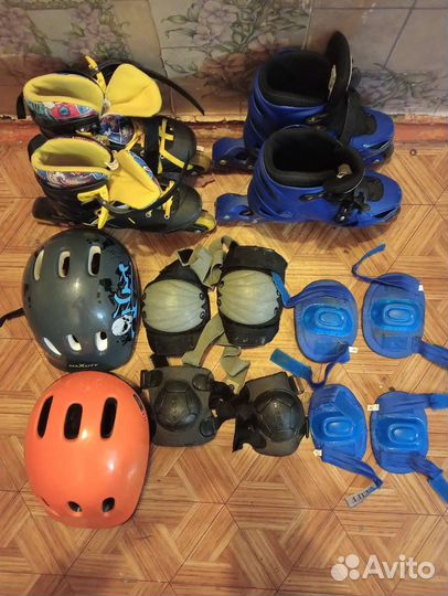 Ролики +защита 2 пары