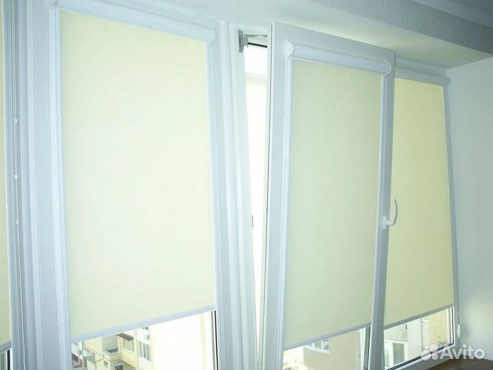 Рулонные шторы системы уни 1 с монтажом