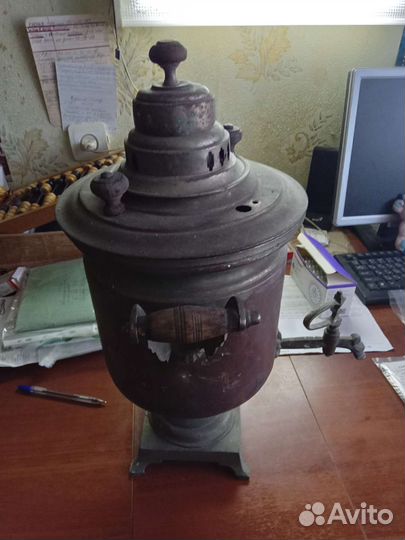 Самовар на дровах старинный