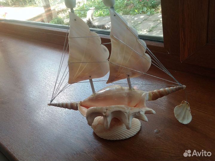 Парусник из ракушки