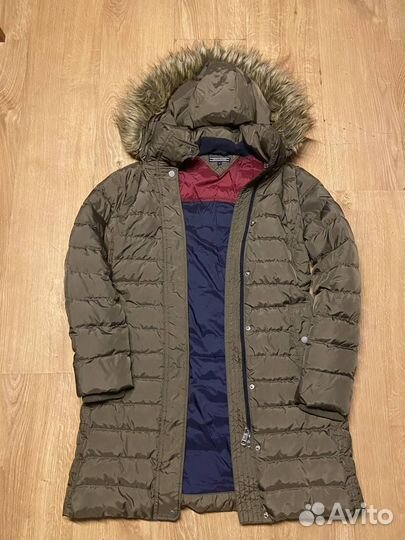 Пуховик Tommy Hilfiger xs оригинал