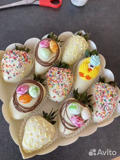 Клубника на пасху