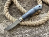 Миниатюрный нож "Коршун", клинок Дамасская сталь