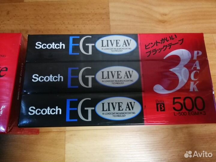 Кассеты Betamax для аудио/видео техники. Япония