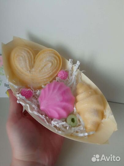 2тарталетки и зефирка мыло