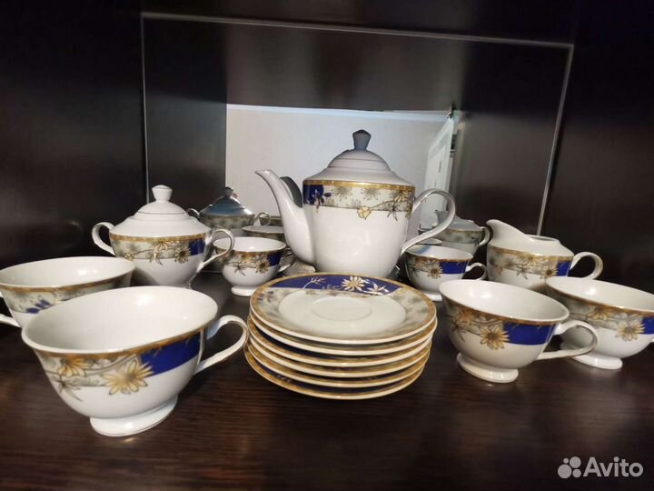 Чайный сервиз фарфор VaBene Luxury collection